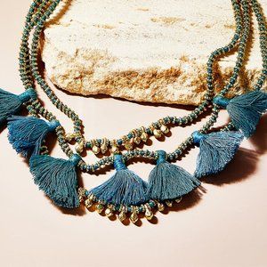 Bluma Project Luna Necklace in Lagoon